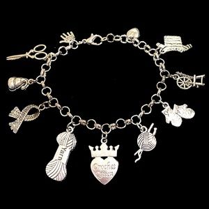 Crochet Charm Bracelet